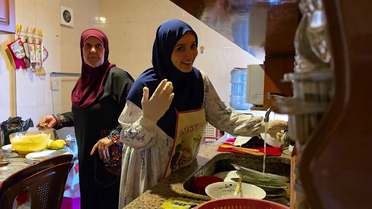 مع حماتي غير....المقلوبة النباتية 🍆 من ديات حماتي 🤩