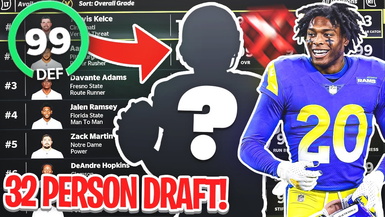 I Drafted The BEST Defense in my 32 Person Fantasy Draft! Madden 22 Franchise