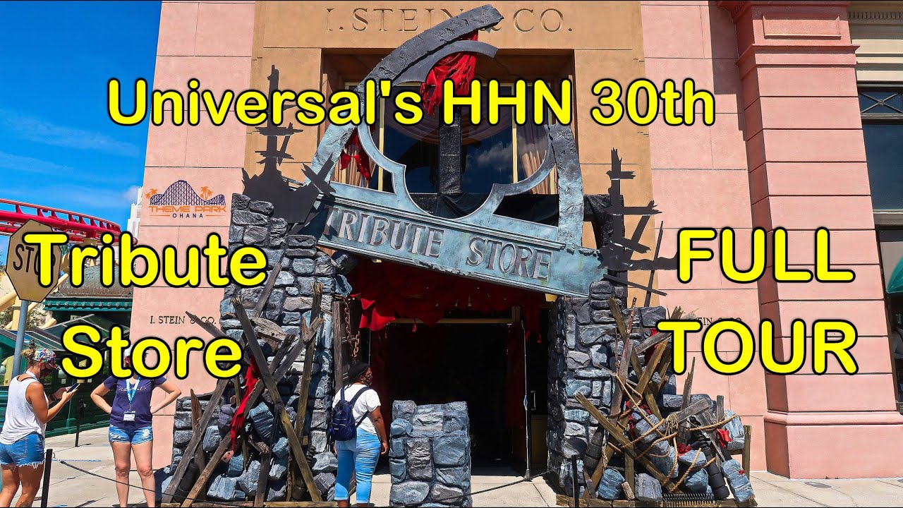 Universal Orlando's - HHN 30 Tribute Store - FULL TOUR