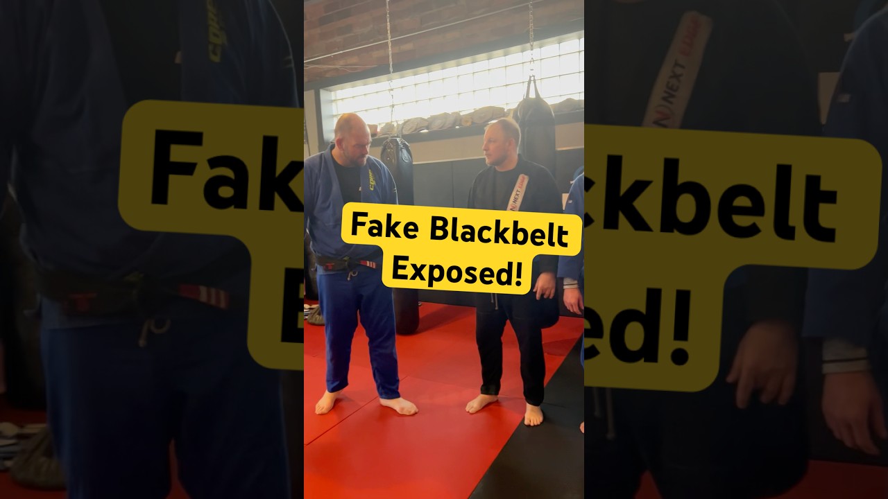 Fake Jiu Jitsu Blackbelt exposed!