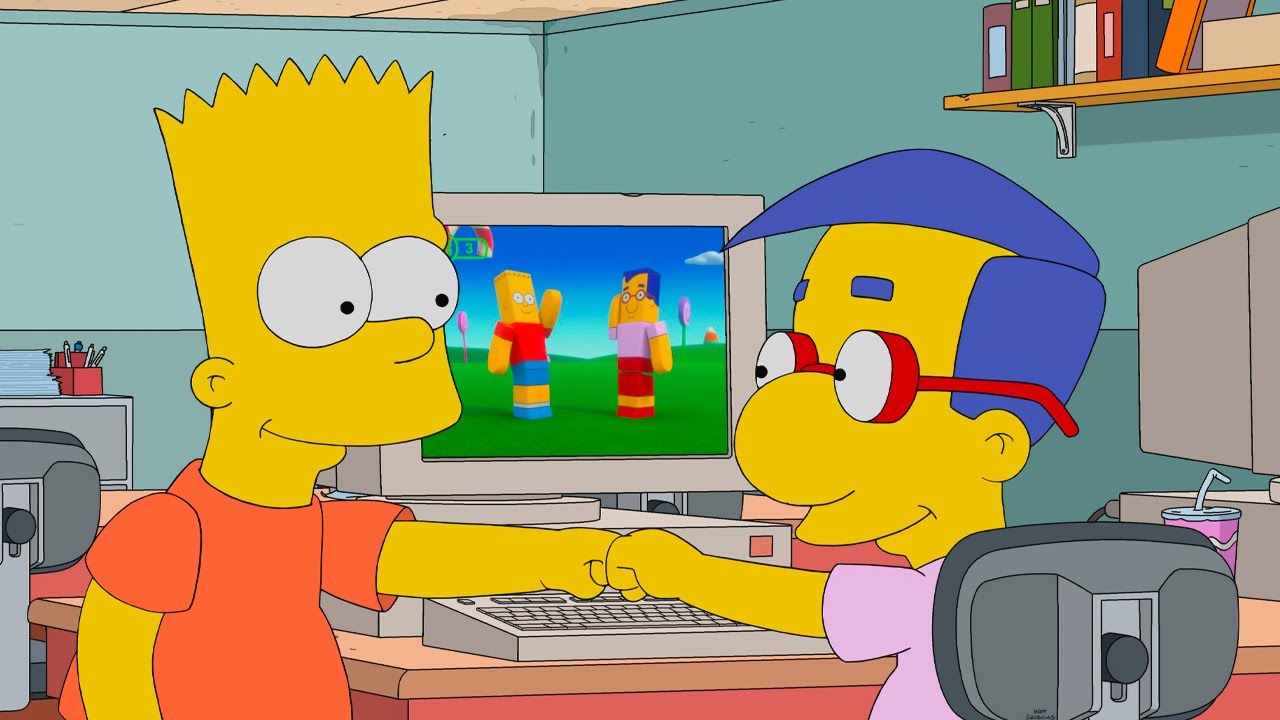 BART FICOU MILIONÁRIO COM ROBLOX | OS SIMPSONS