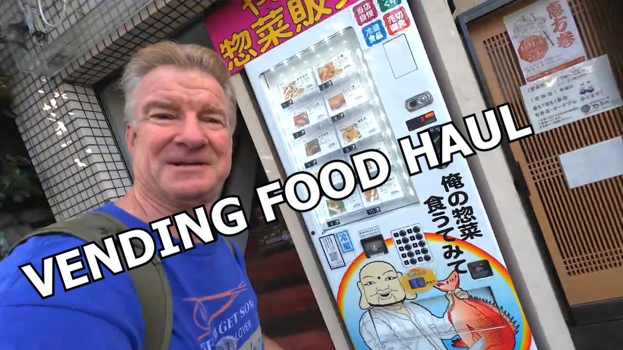 Vending Machine FOOD HAUL in Japan ~ Eric Meal Time #1062