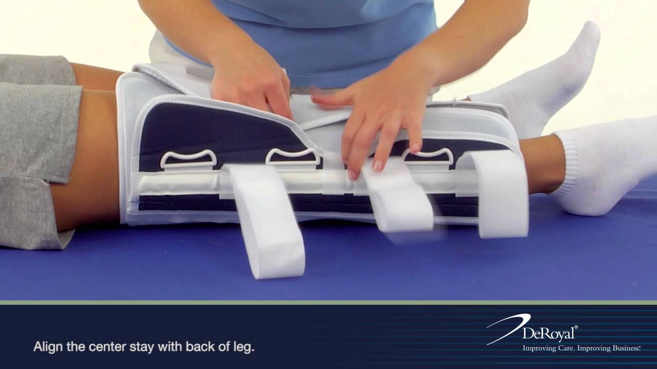 Tri-panel Knee Immobilizer