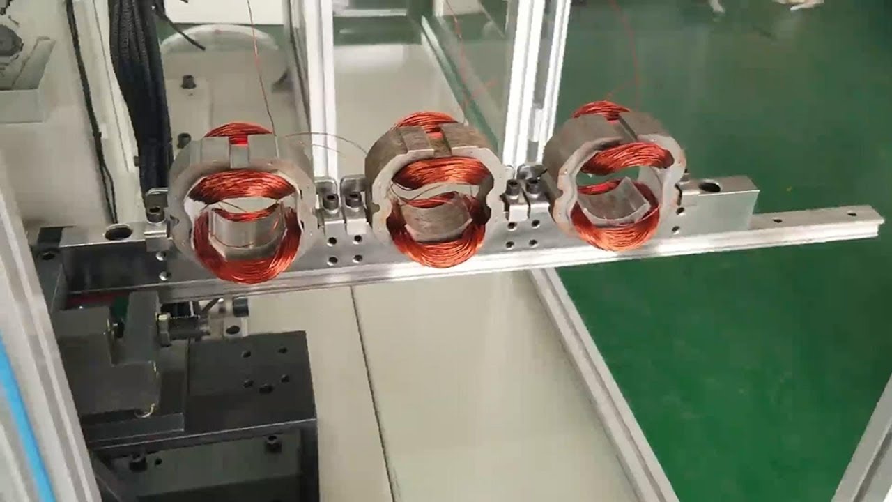 Fully automatic stator coil winding machine
