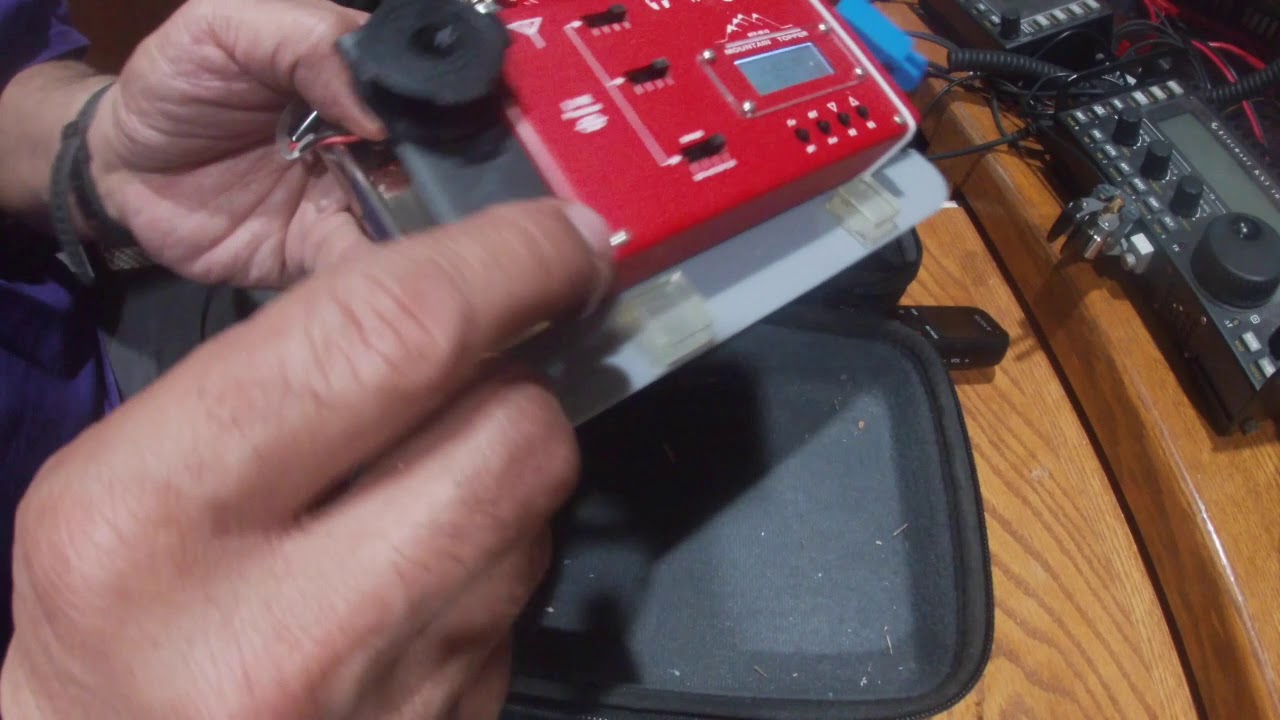 How I pack my LNR MTR4B for an activation and impressions of the GM0EUL Morse Paddle