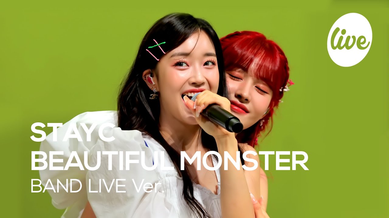 [4K] STAYC - “BEAUTIFUL MONSTER” Band LIVE Concert [it's Live] шоу живой музыки