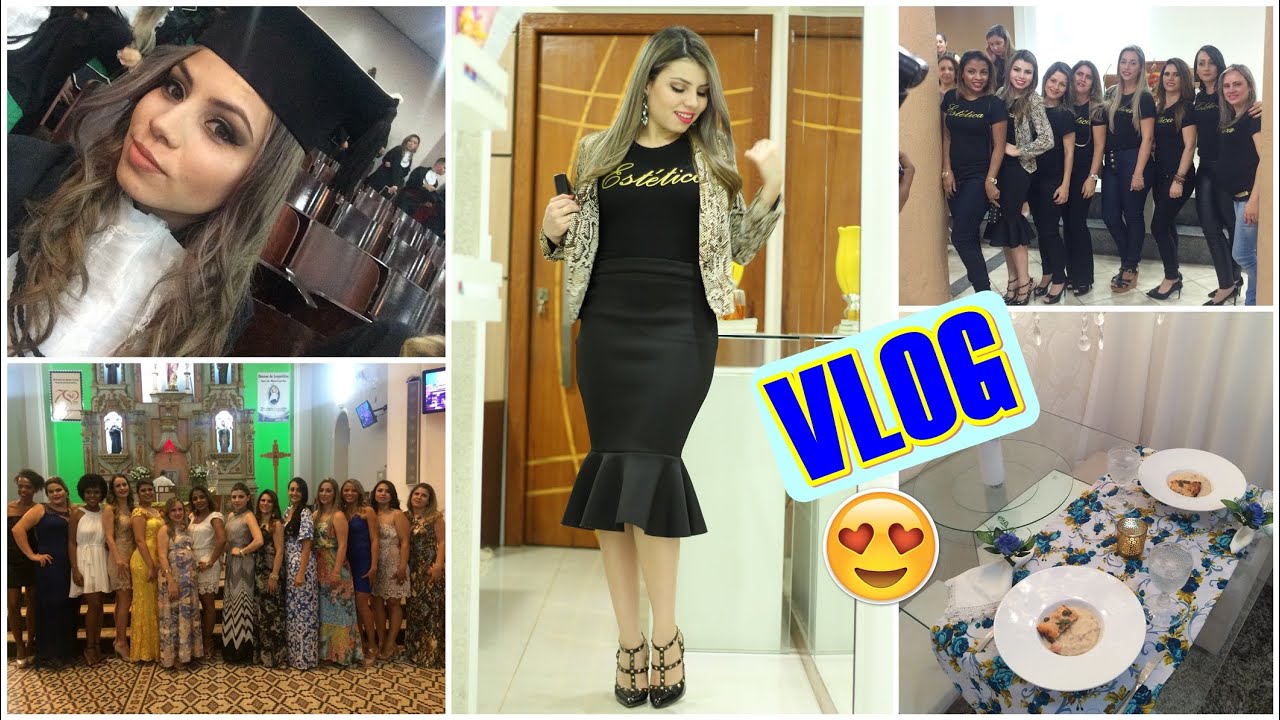 Vlog Semana da minha Formatura: Culto + Missa | Paloma Soares