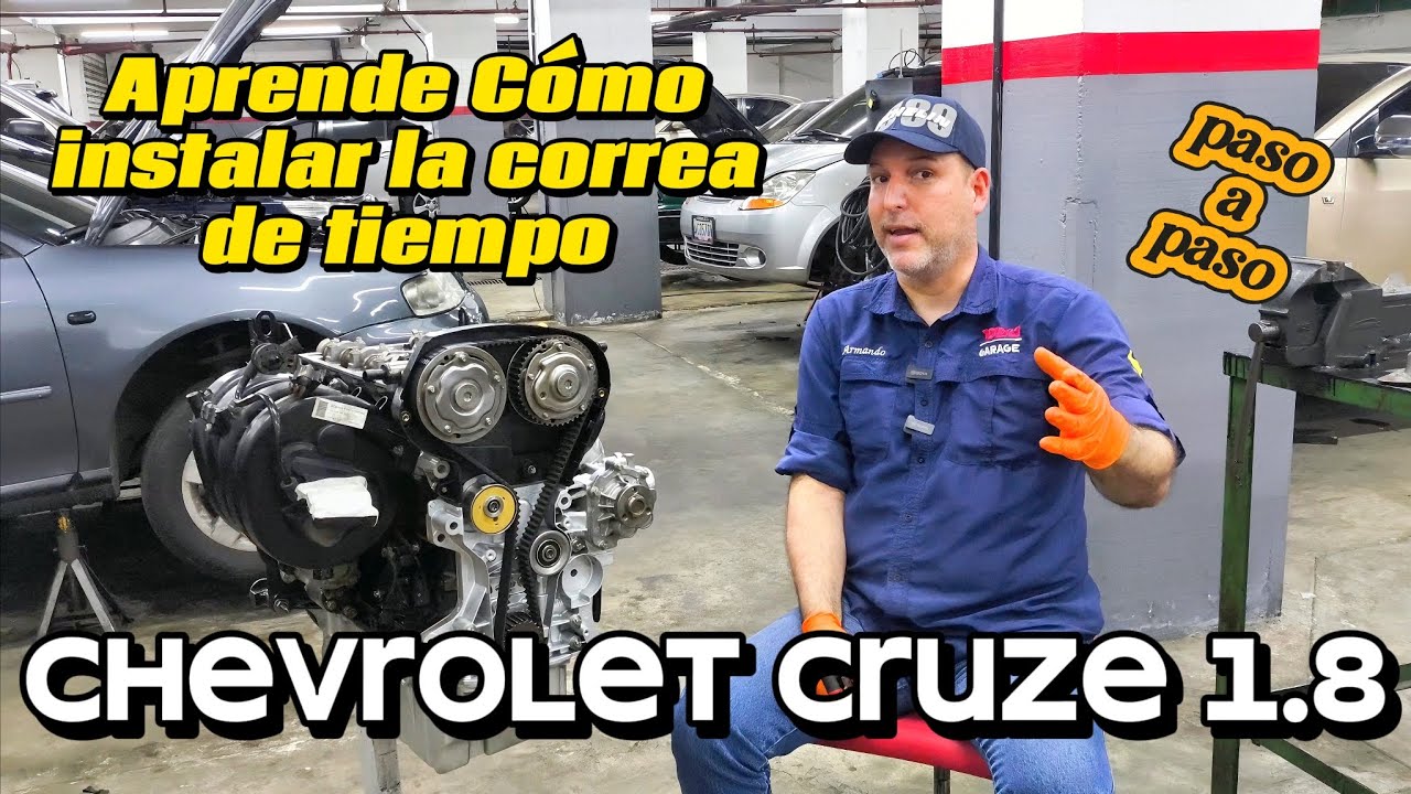 cómo instalar la correa de tiempo en un chevrolet cruze 1.8L