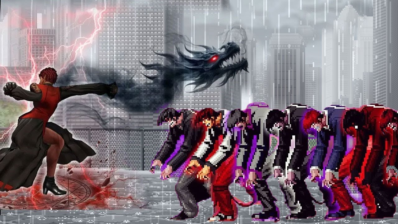 [Mugen KOF] Vice Keyser Vs Horrible Bosses Orochi Iori Team