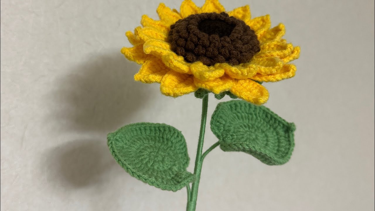 Móc len lá hướng dương 🌻