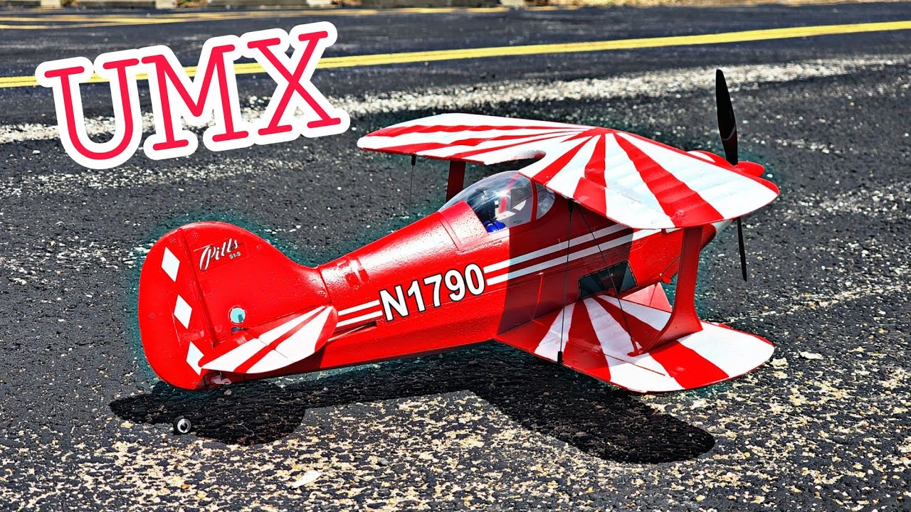 Maiden Flight Of the E-flite UMX Pitts S-1S BNF Basic with AS3X and SAFE Select!