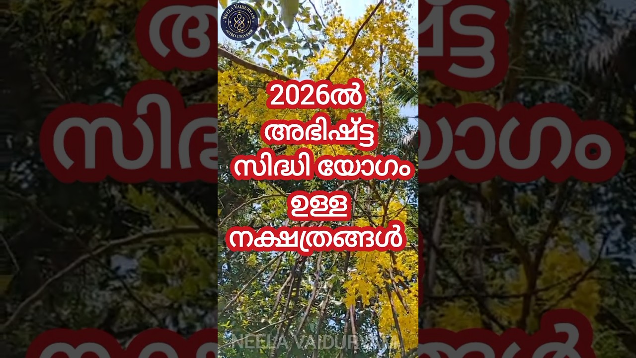 Stars with auspicious Siddhi Yoga in 2026 #astrology #astrologysign #hinduastrology #punyadharshanam