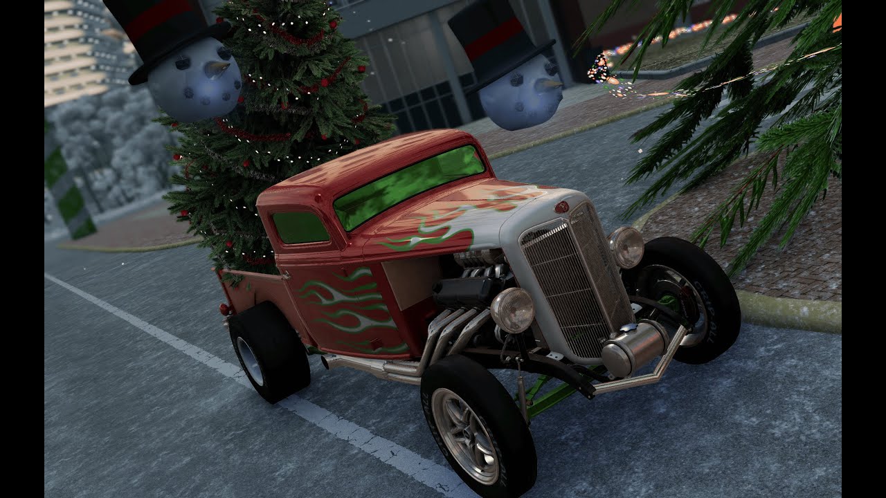 Очень праздничная игра в прятки в многопользовательском режиме BeamNG.