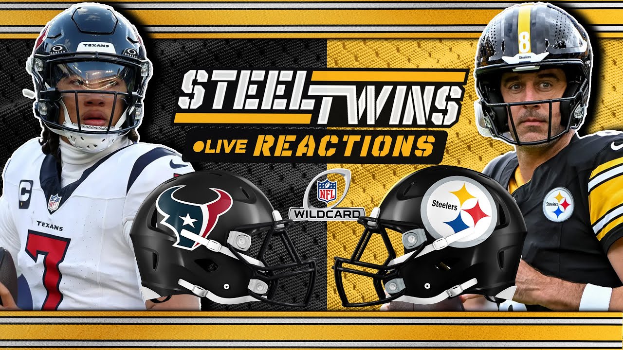 STEELERS GO ONE AND DONE! Steelers vs Texans MNF Wild Card Playoff Game LIVE REACTIONS & WATCH PARTY