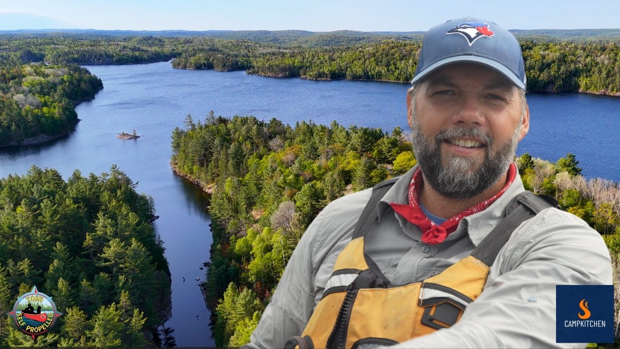 4 Day Wilderness Canoe Camping with CampKitchen. Catch and Cook Wild Trout. Rain, Wind and Sunshine.