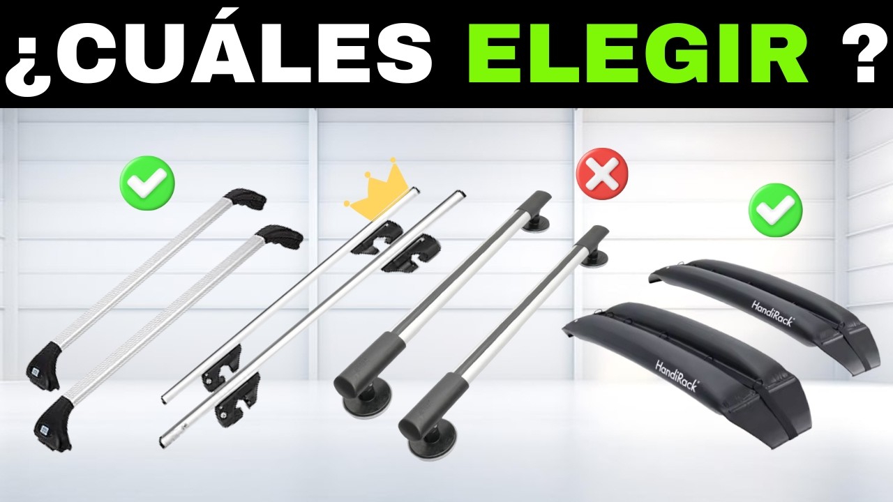 ✅ 7 Mejores Barras de Techo para Coche [2026] 🚗 Bacas Portaequipajes Universales Calidad-Precio
