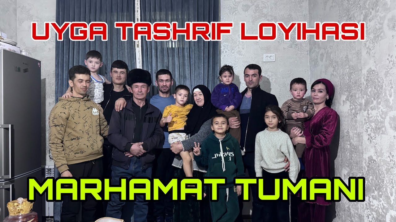 UYGA TASHRIF LOYIHASI ANDIJON VILOYATI MARHAMAT TUMANI 