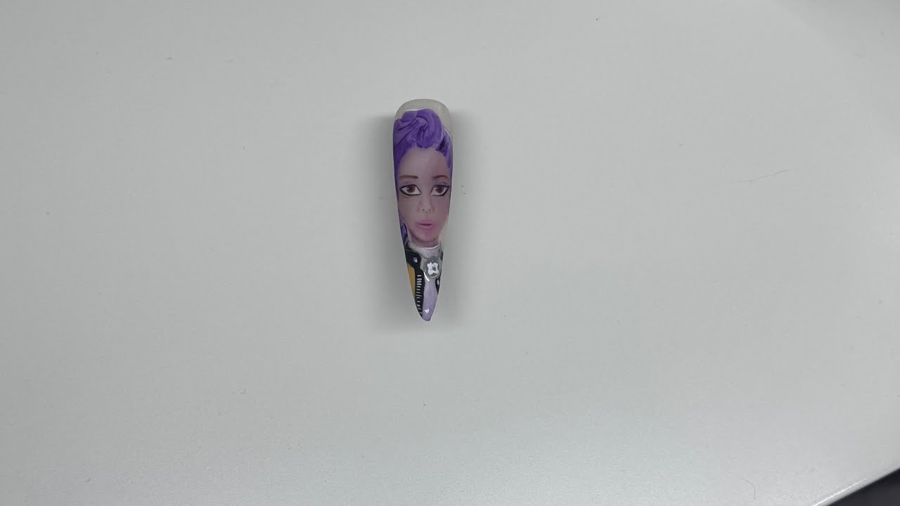Part 2 Rumi-K-pop demon hunter nail art 