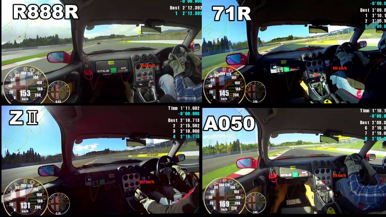 R888R タイヤ比較