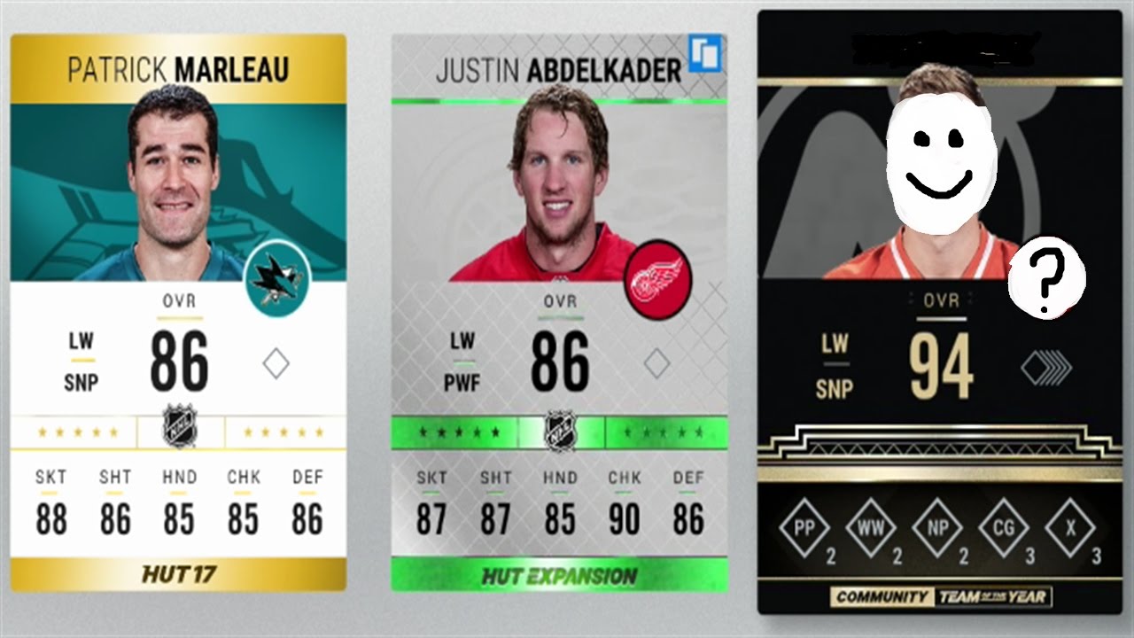 NHL 17 - INSANE TEAM OF THE YEAR PACK OPENING!!!!!!!!!!!!!!