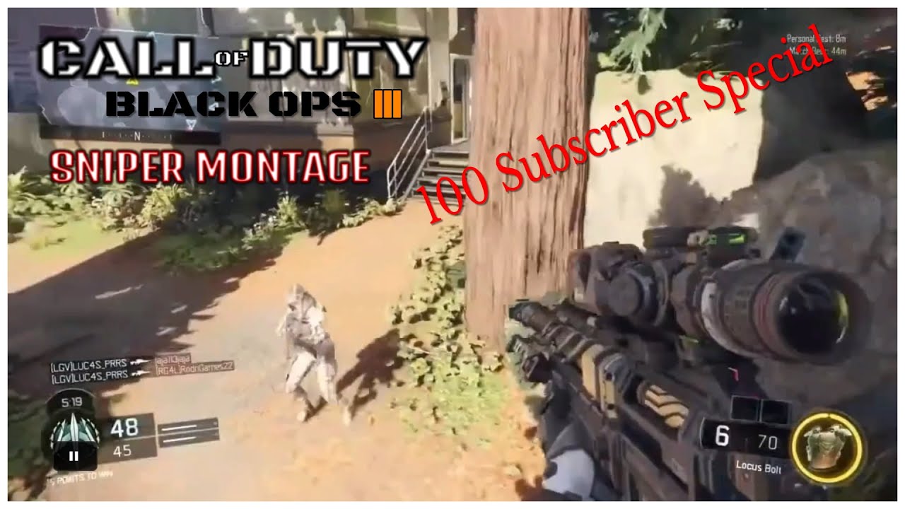 100 SUBSCRIBER SPECIAL THANKS ALOT - CALL OF DUTY BLACK OP 3 CLIPS