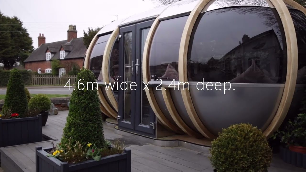 The Large Oval House Ornate Garden Pod