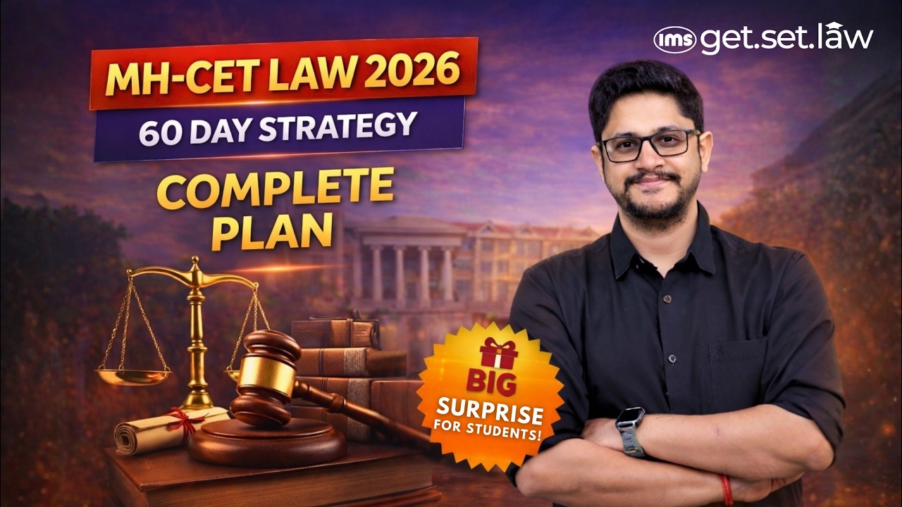 🚨 Only 60 Days Left! MH-CET Law 2026 5 Year LLB Strategy | Siddhant Singh