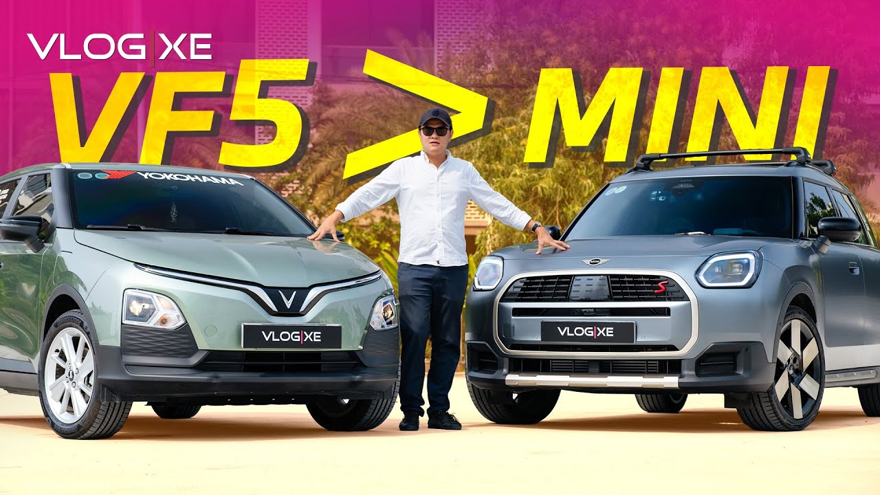 Rúng động: VinFast VF5 bám đường hơn MINI Countryman là thật | Vlog Xe