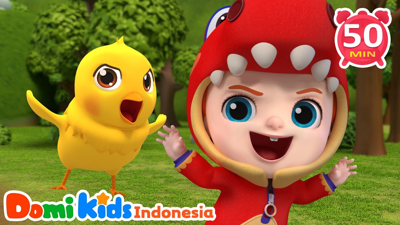 Lagu Dinosaurus 🦕 | Animal Song for Kids | Lagu Hewan & Kumpulan Lagu Anak Indonesia | Domi Kids