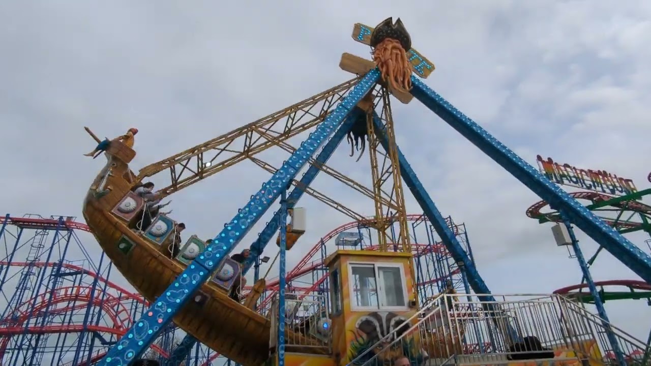 Pirate Ship Ride At Brean Theme Park
