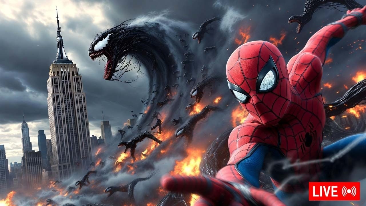 Spidey Saves NYC From Symbiotes Wave | #spiderman2 #shorts #shortsfeed