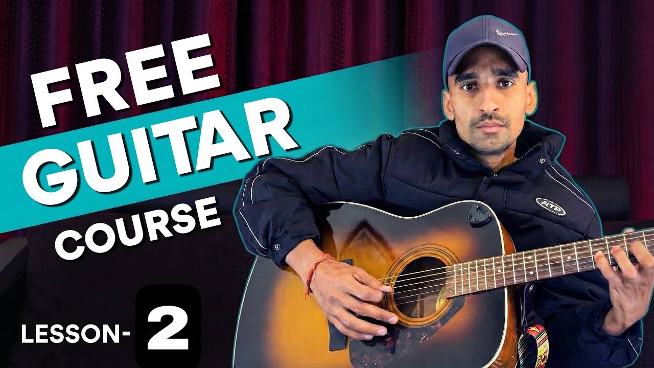 Beginner Guitar Lesson 2 | Finger Exercises Techniques Explained | Free Guitar Course 