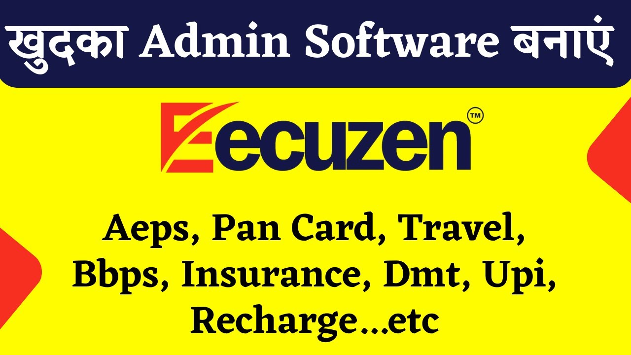 How to Create B2B, B2C, MLM, Travel, Loan, Recharge, Aeps, dmt software by Ecuzen Software Company