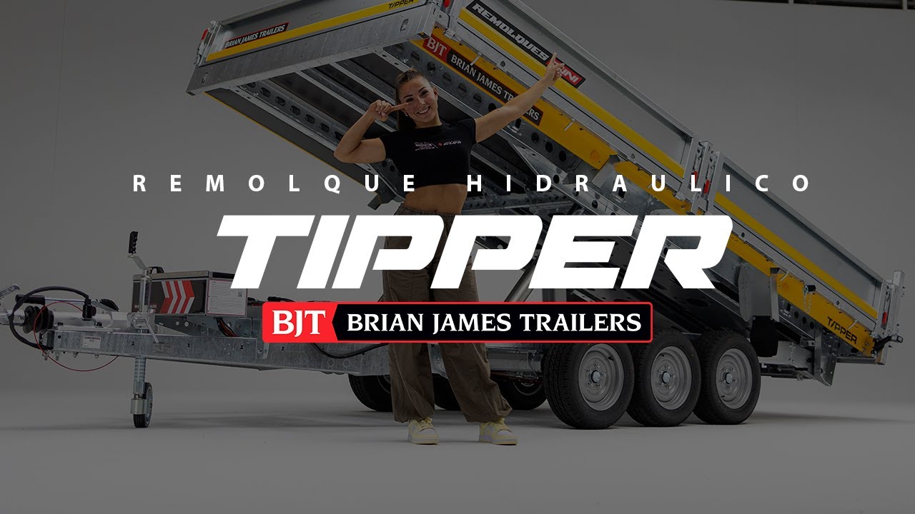 Remolque hidráulico TIPPER 3500kg brian james
