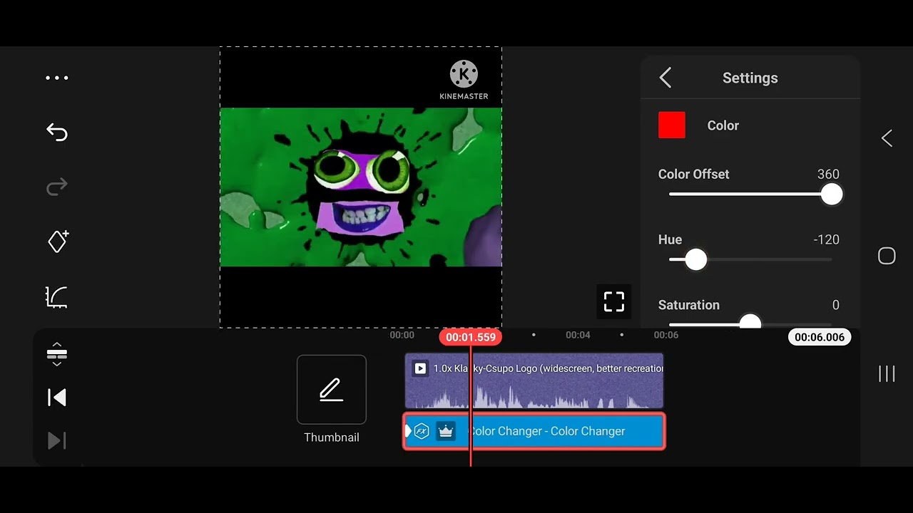 How to Make G Major 105 On Kinemaster 