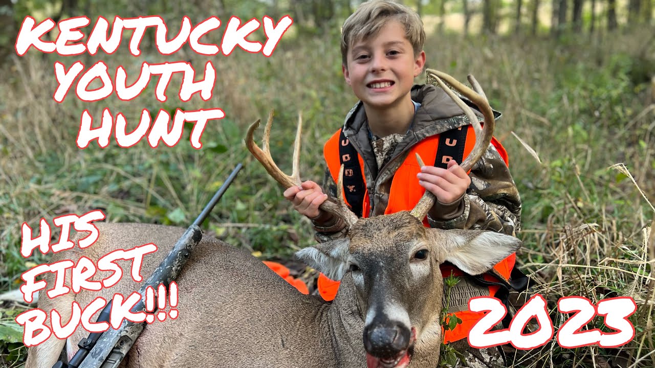 BIG KENTUCKY BUCK DOWN!!!  Youth Hunt 2023 (Day 2)