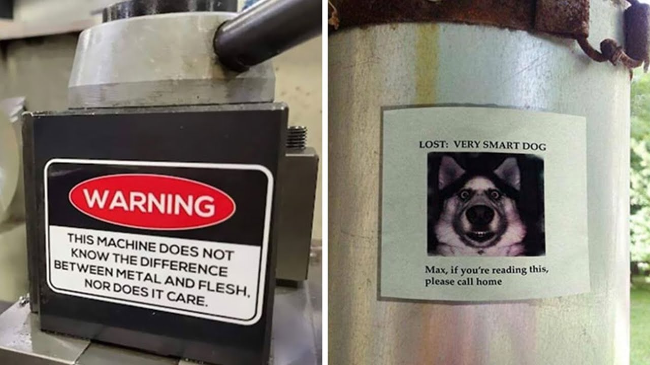 Silly, Funny, Dumb and Stupid Signs