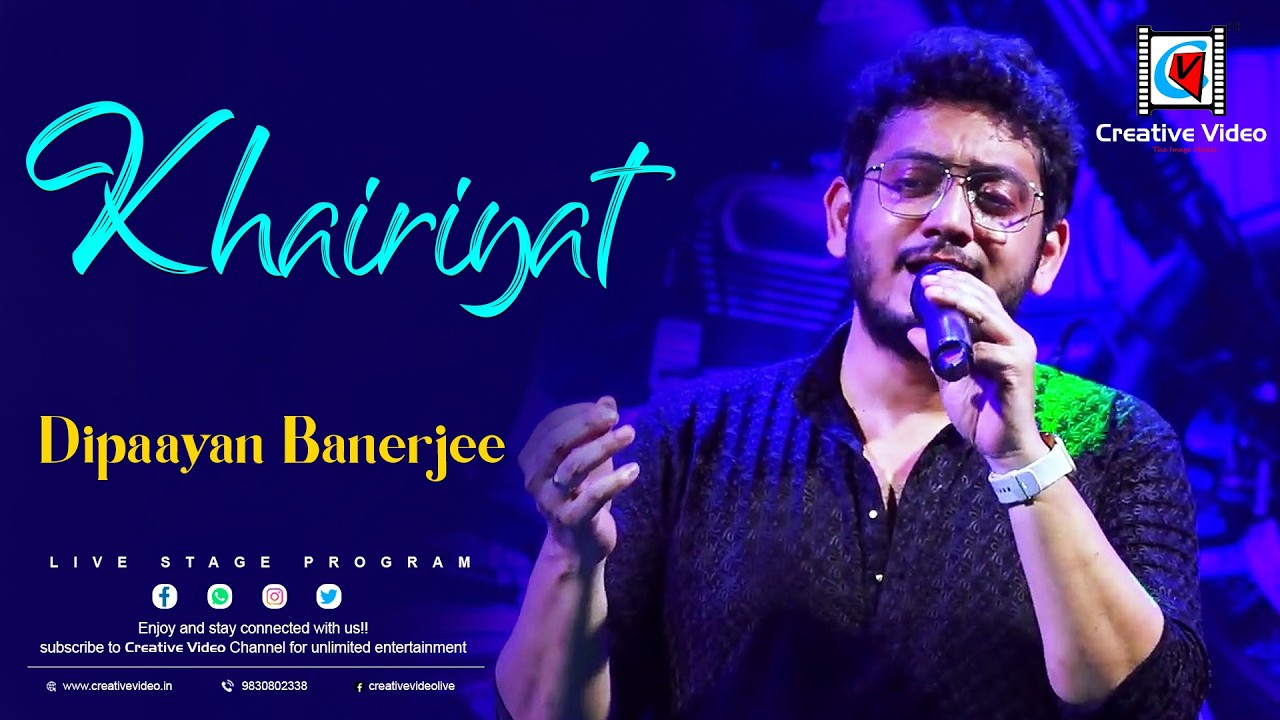 Khairiyat | Chhichhore | Arijit Singh | Sushant, Shraddha | Dipaayan Banerjee Live Performance