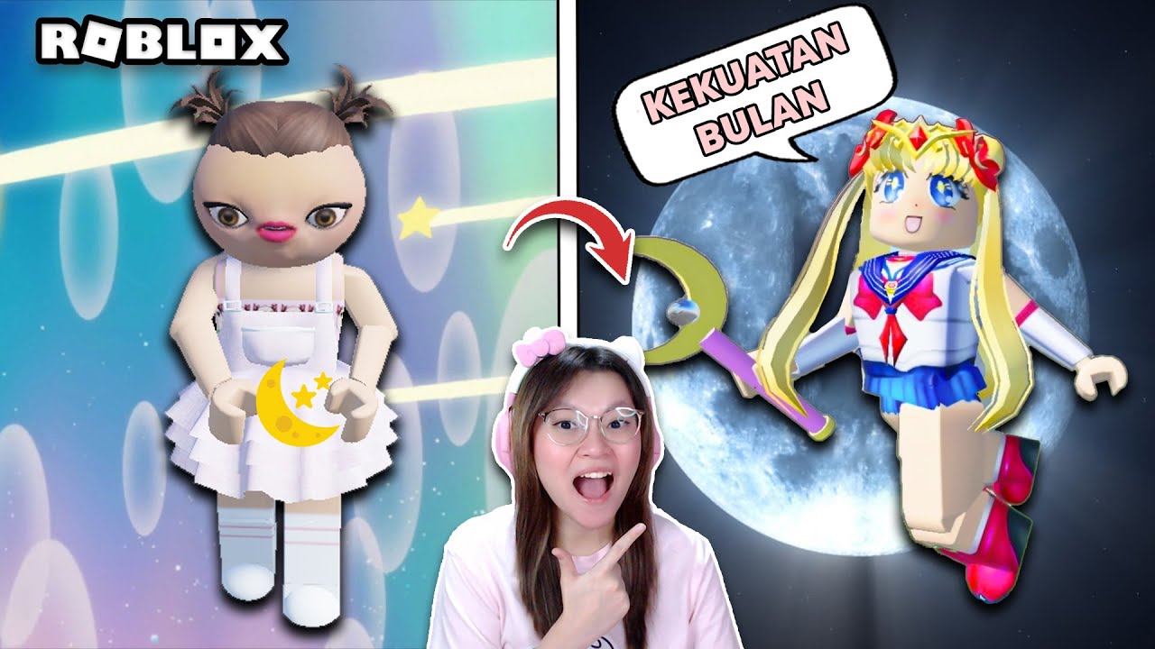 Dengan Kekuatan Bulan, Muka Legend Berubah Jadi Cantik ?!! [Roblox Indonesia]
