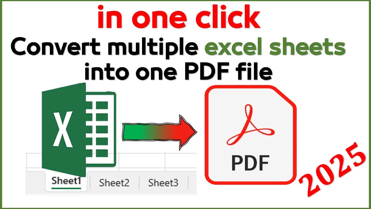 Save Multiple Excel Sheets as one PDF File