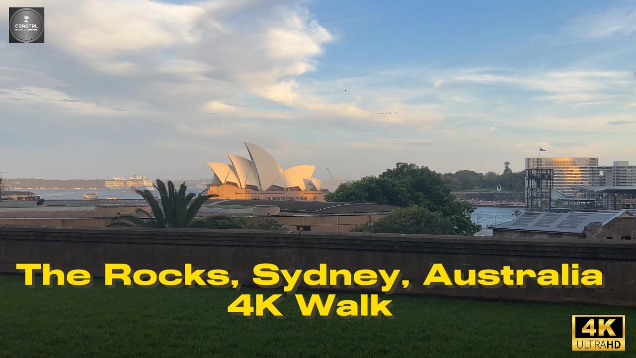 Sydney Australia Walk HD - The Rocks - Sydney Harbour - Sydney Opera House