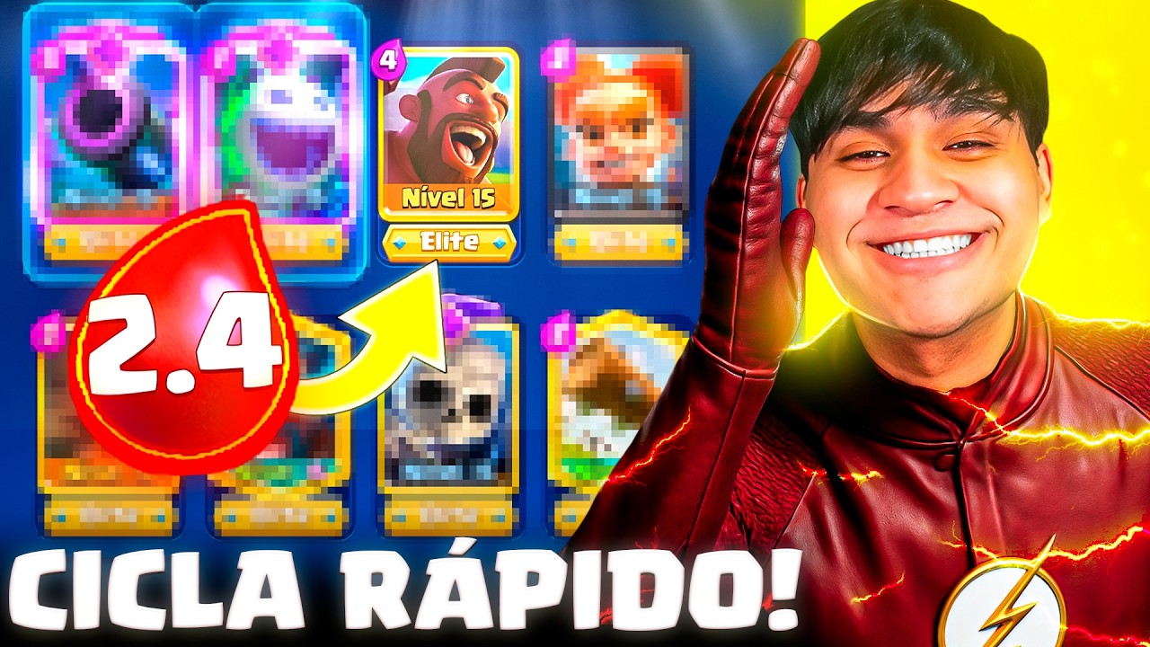 EU USEI O DECK MAIS RÁPIDO DE CORREDOR NO TOP GLOBAL ! ♻🔥