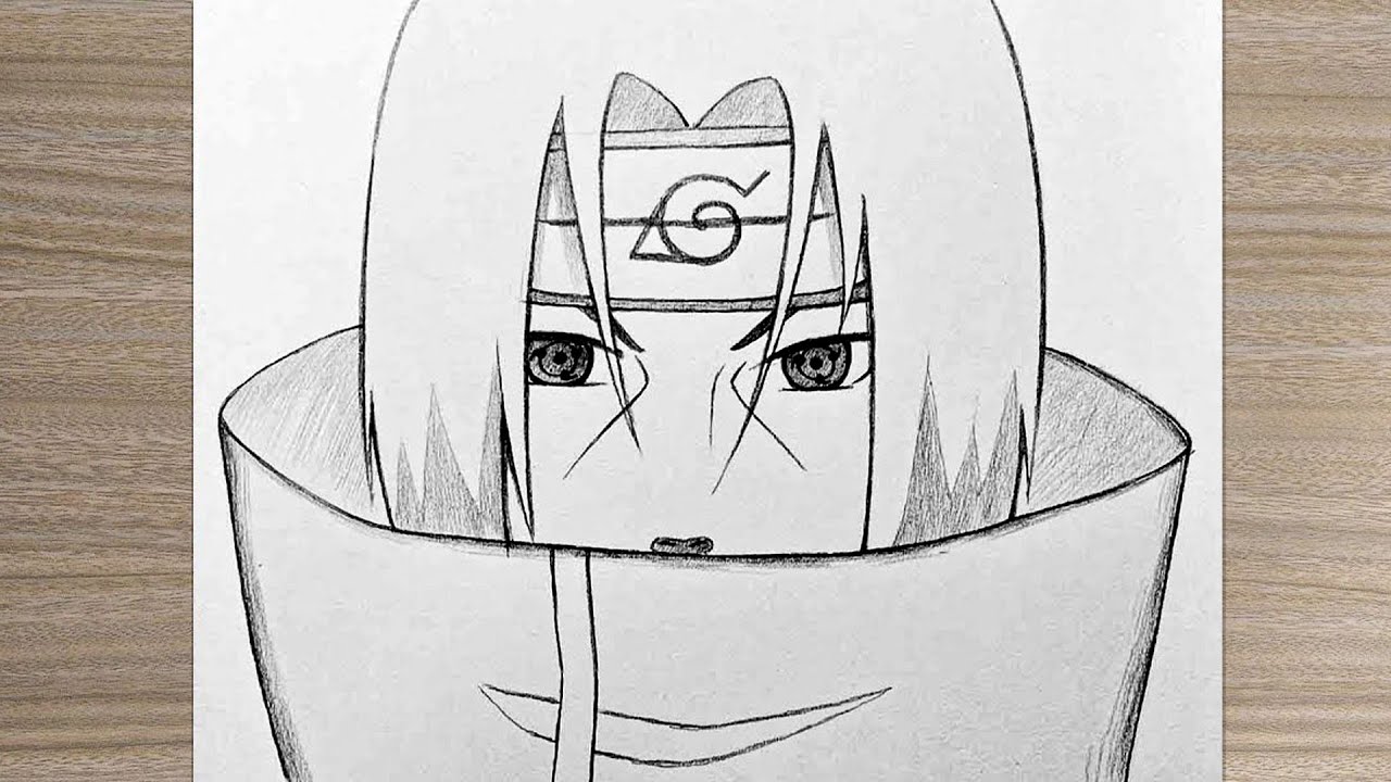 How to Draw Itachi Uchiha EASY &ndash; Step-by-Step Naruto Drawing Tutorial
