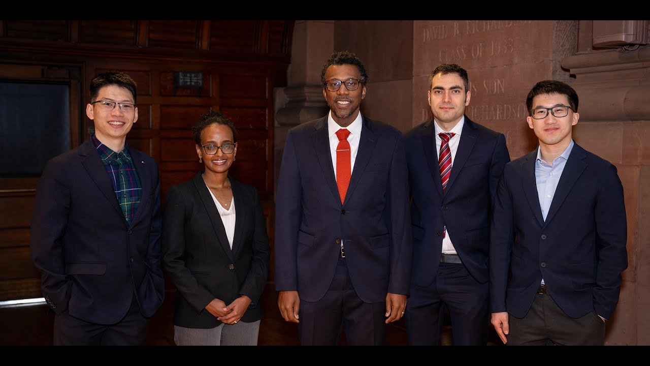 Tung Nguyen, Pietro Cibinel, Rama Hagos and Allen Ren receive Princeton’s top graduate student honor