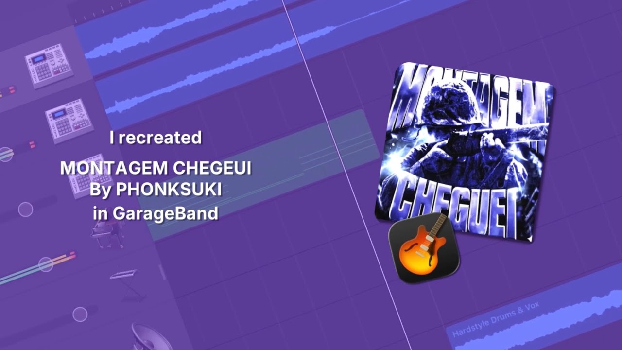 I recreated MONTAGEM CHEGUEI in GarageBand! 