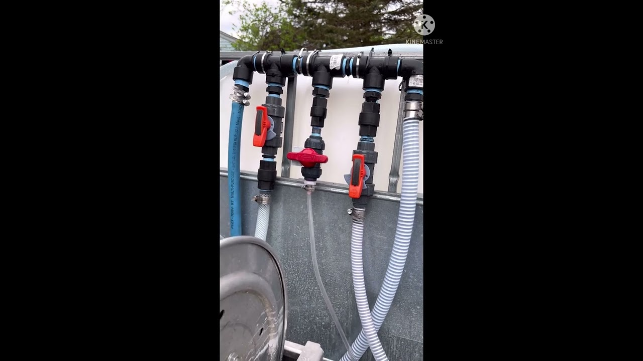 Ar 30 / hypro d30 soft wash gas roof pump plumbing