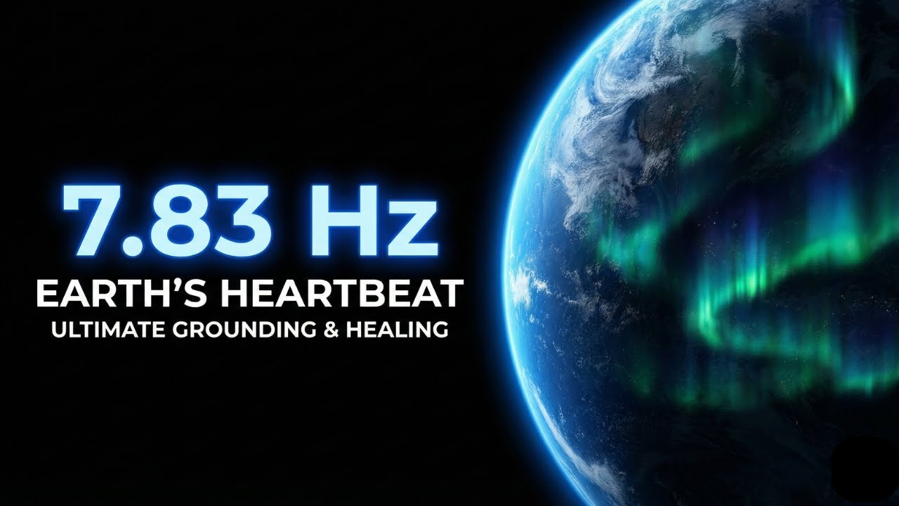 7.83Hz Schumann Resonance 🌍 Earth's Heartbeat & Deep Grounding | Instant Digital Detox (OLED)