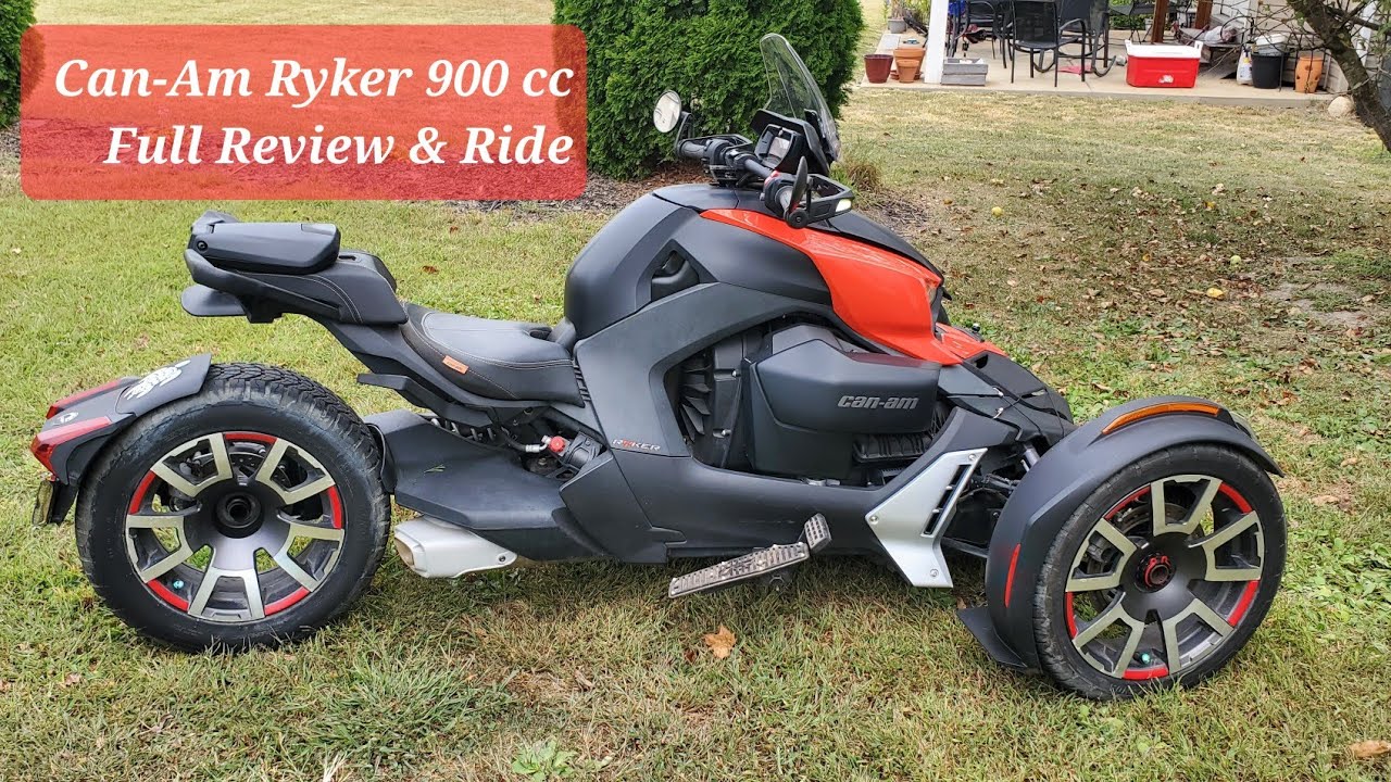 Can-Am Ryker 900 cc Full Review & Road Test | PERFECT TRICYCLE FOR BEGINNERS?