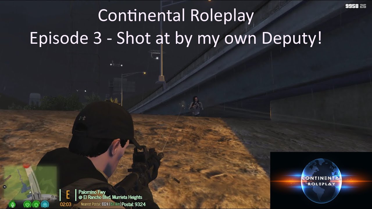 FIVEM: Continental Roleplay - Ep 3: Shot at by my own Deputy!
