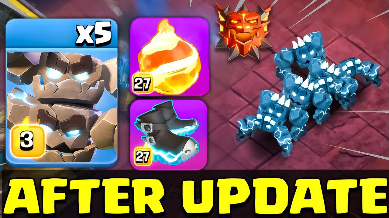 TH18 Rank Push: Meteor Golem + Fireball Strategy for Maximum Destruction | Clash of Clans